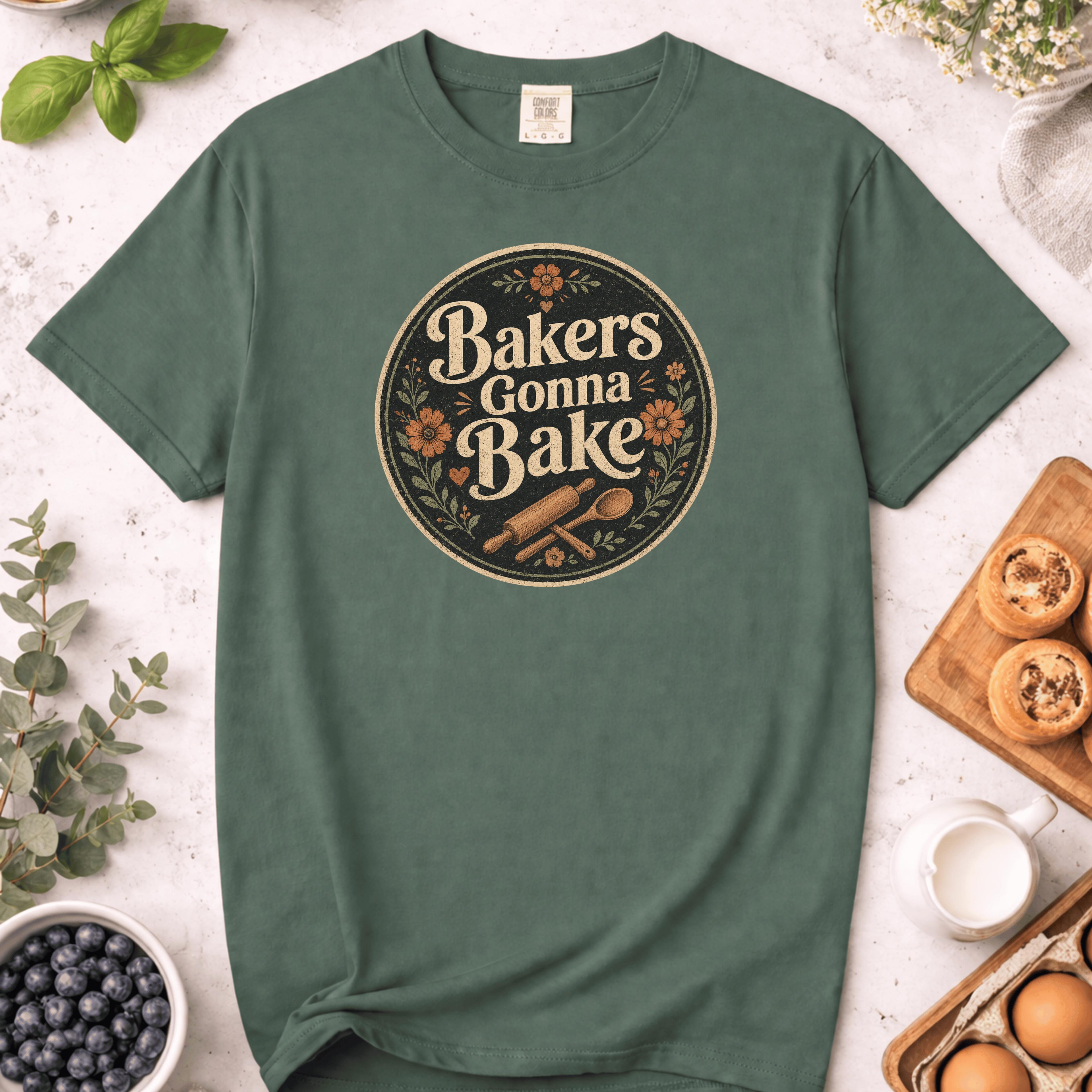 Bakers Gonna Bake Badge T-Shirt