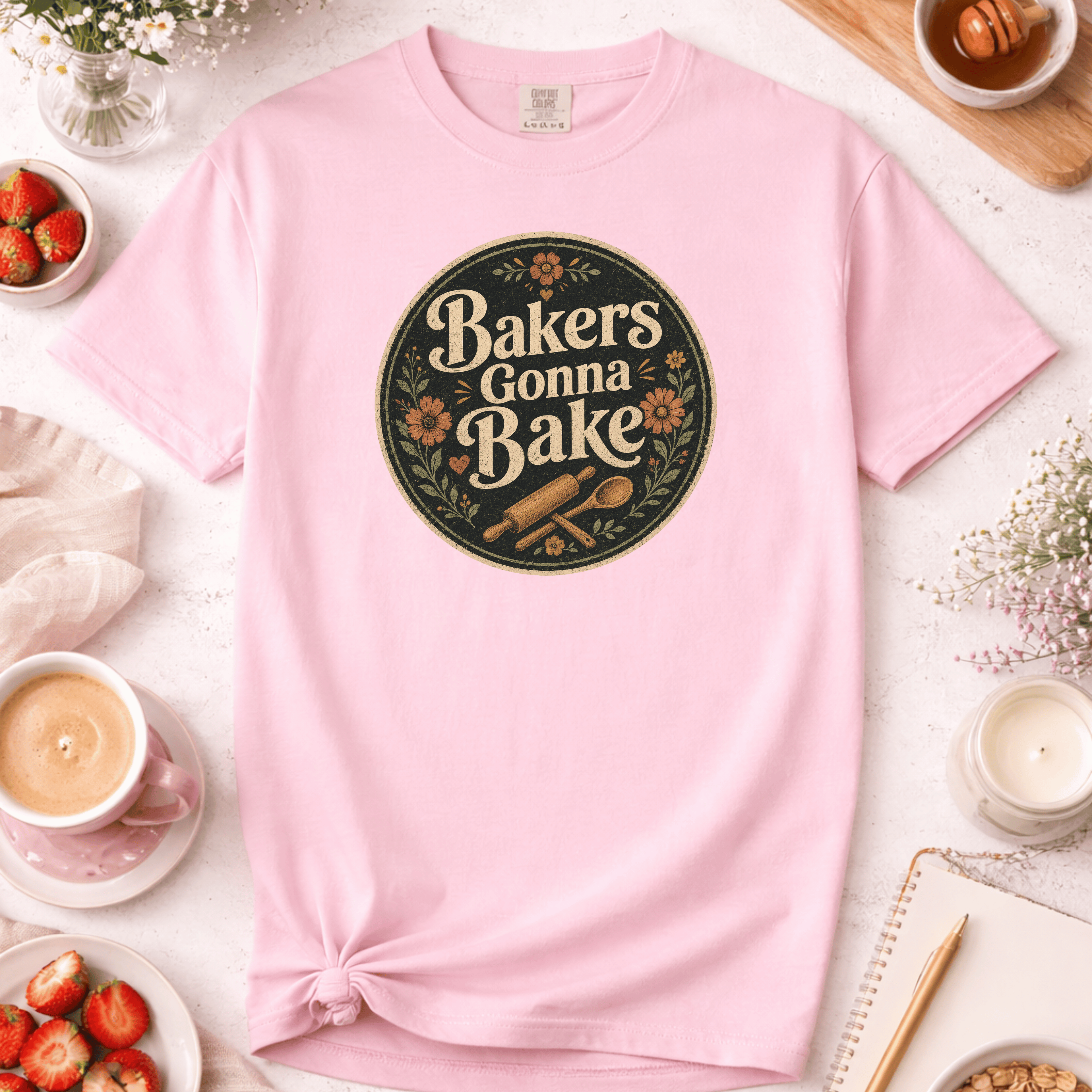 Bakers Gonna Bake Badge T-Shirt