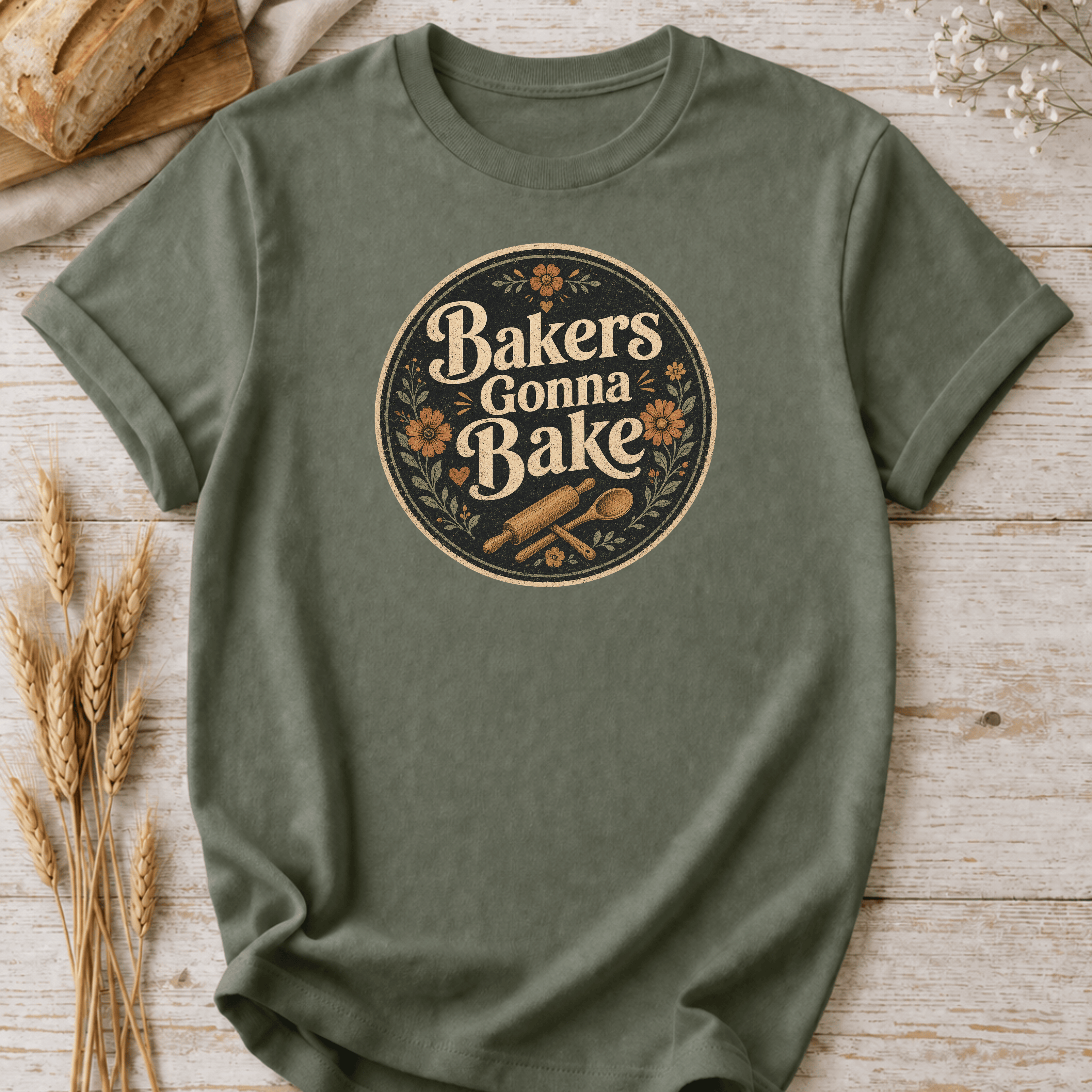 Bakers Gonna Bake Badge T-Shirt