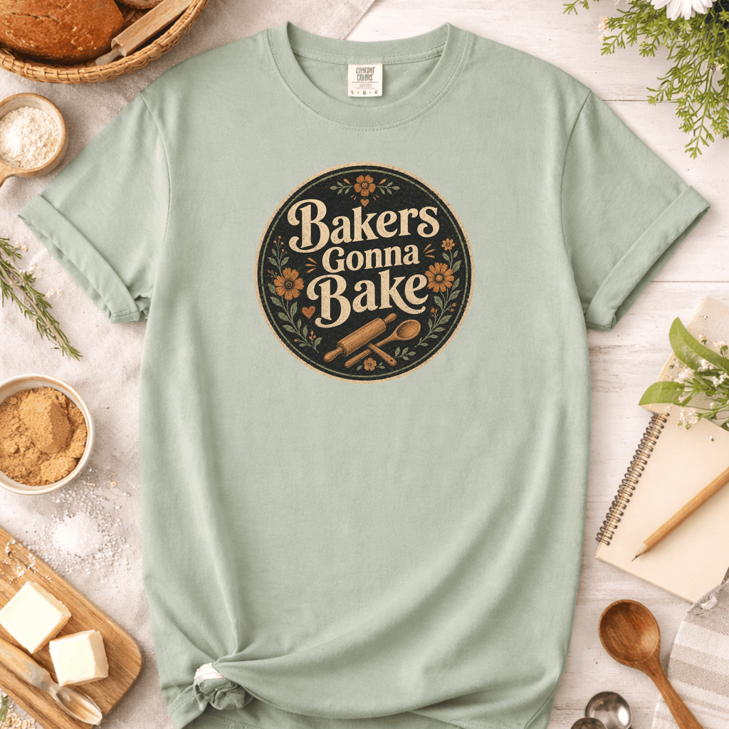 Bakers Gonna Bake Badge T-Shirt
