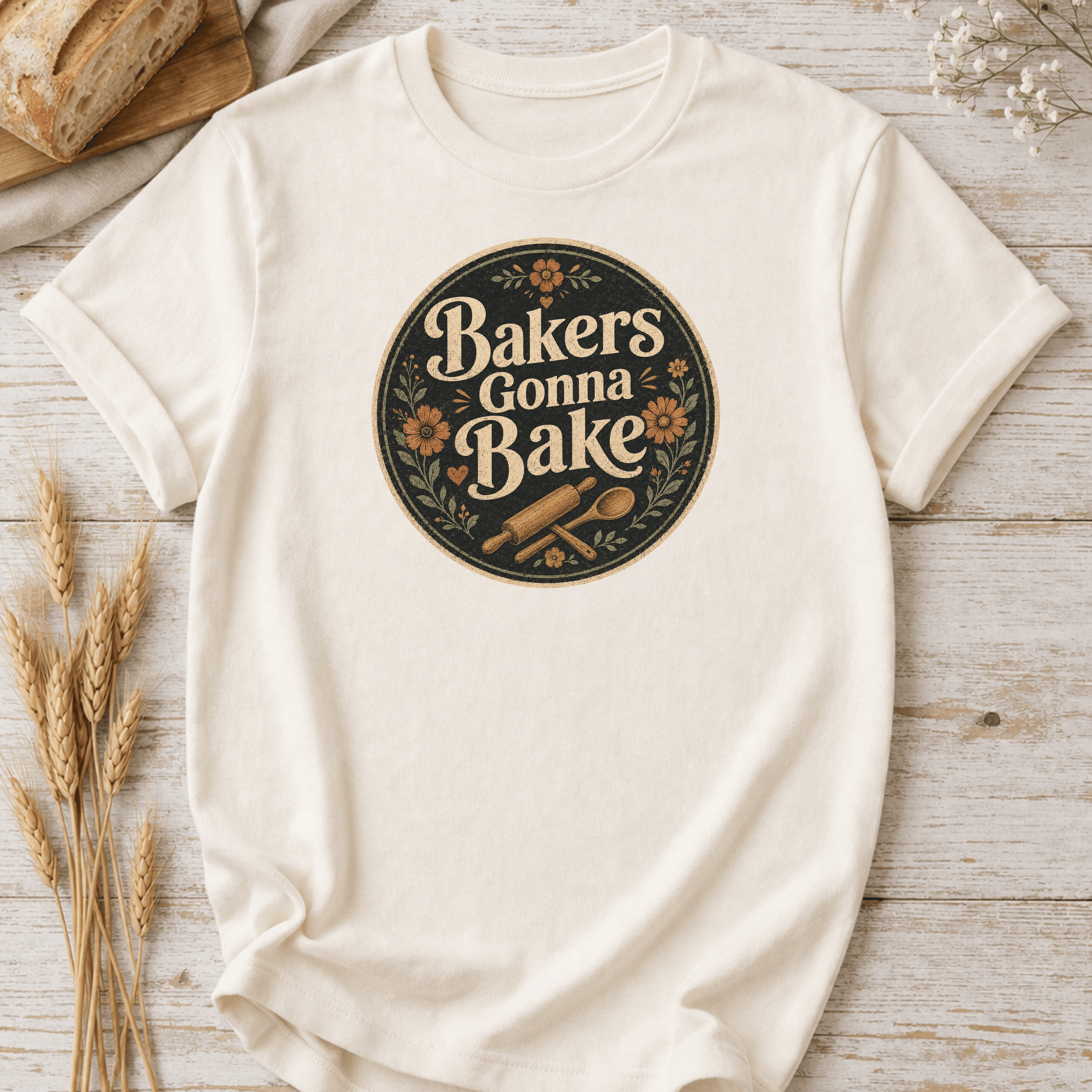 Bakers Gonna Bake Badge T-Shirt