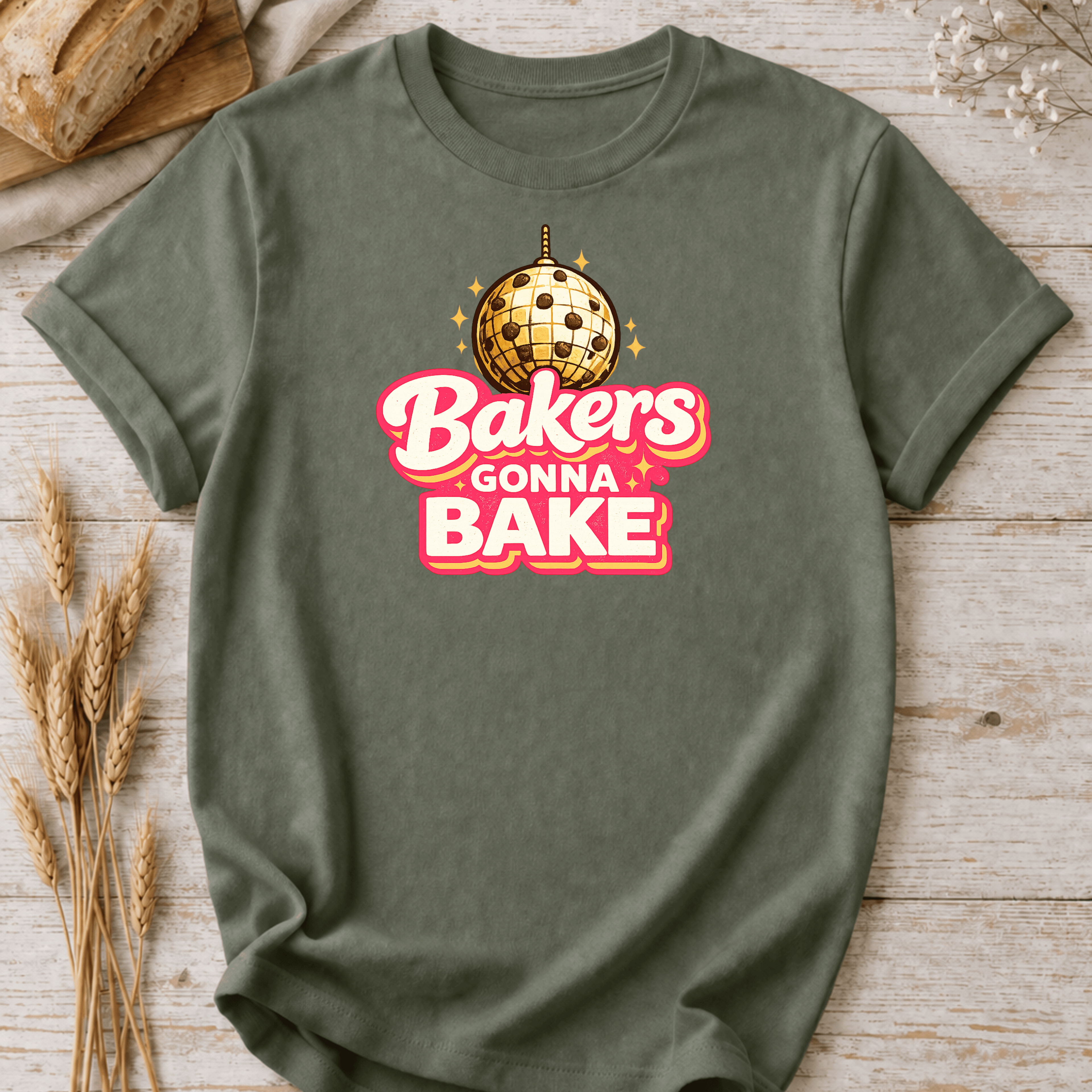 Bakers Gonna Bake Disco Cookie T-Shirt