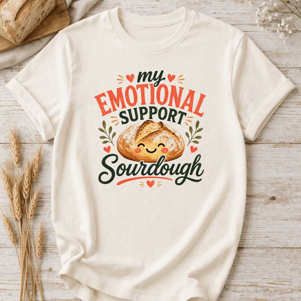 My Emotional Support Sourdough T-Shirt