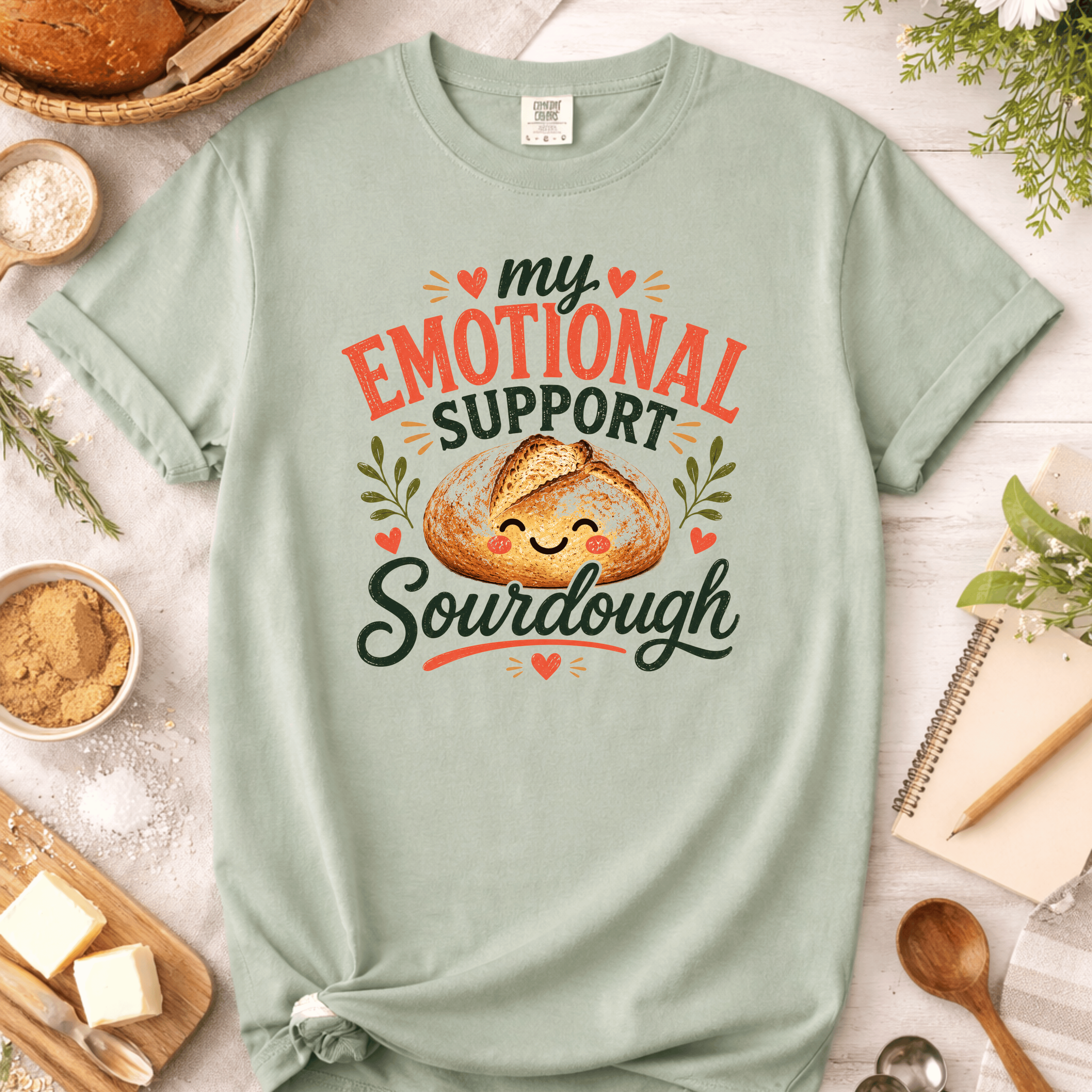My Emotional Support Sourdough T-Shirt