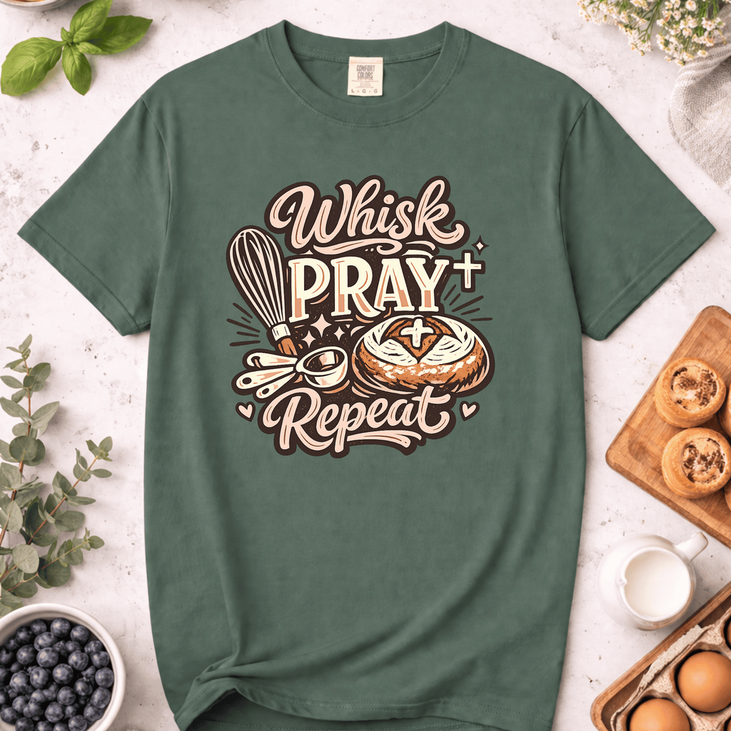 Whisk Pray Repeat T-Shirt