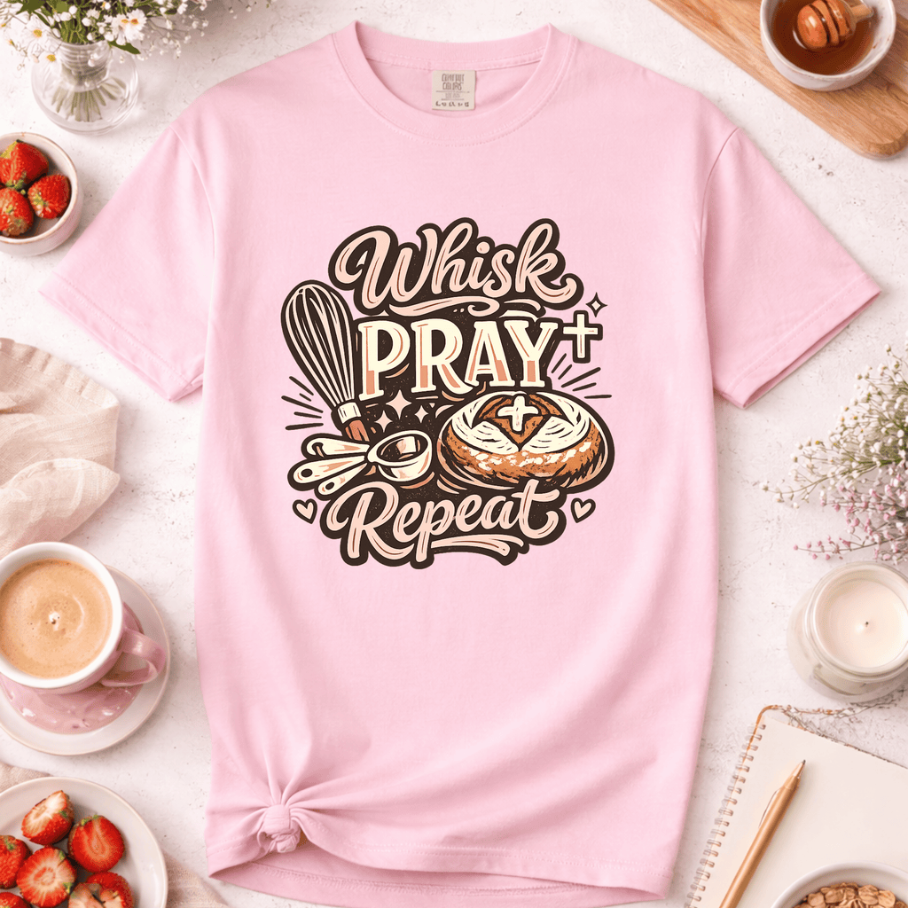 Whisk Pray Repeat T-Shirt