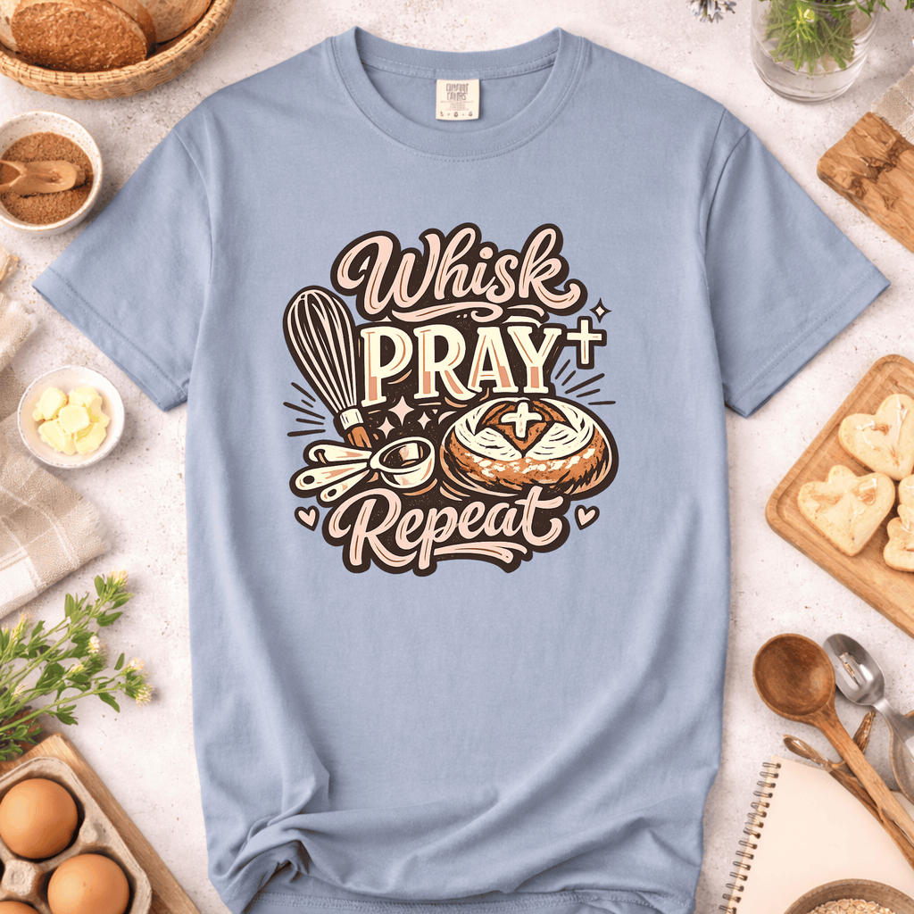Whisk Pray Repeat T-Shirt