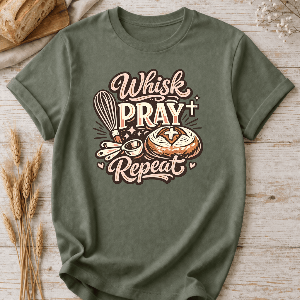 Whisk Pray Repeat T-Shirt