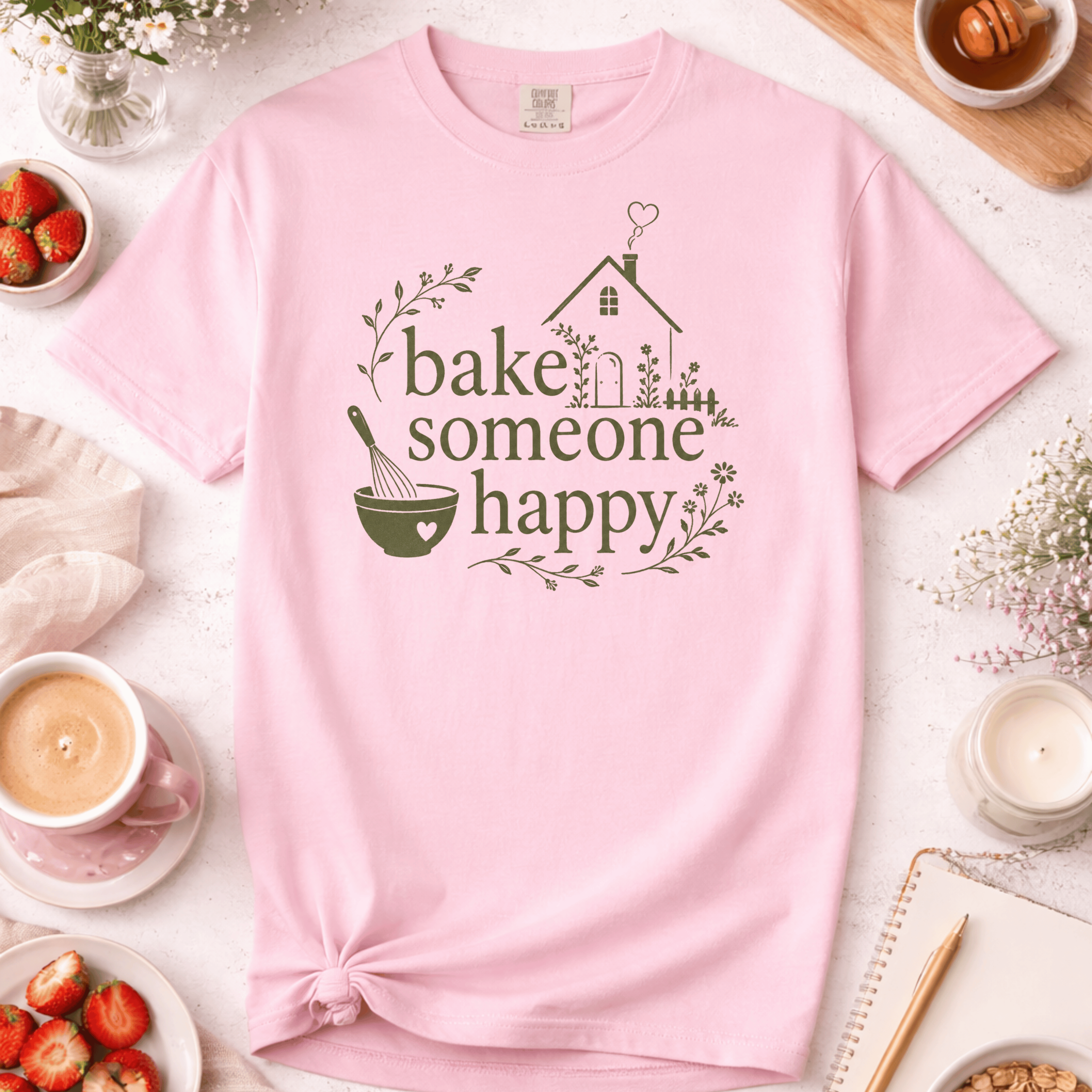 Bake Someone Happy Cottagecore T-Shirt