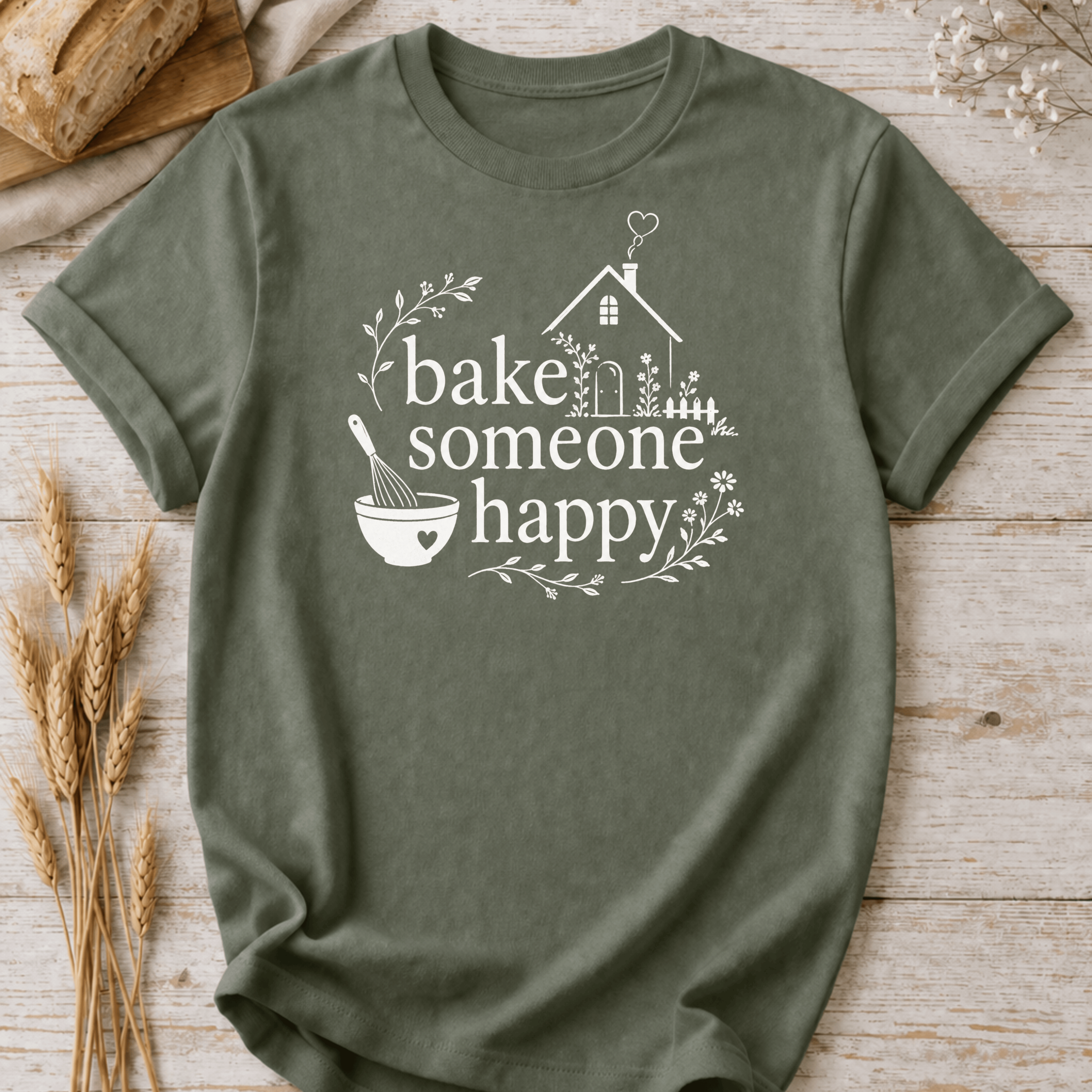 Bake Someone Happy Cottagecore T-Shirt