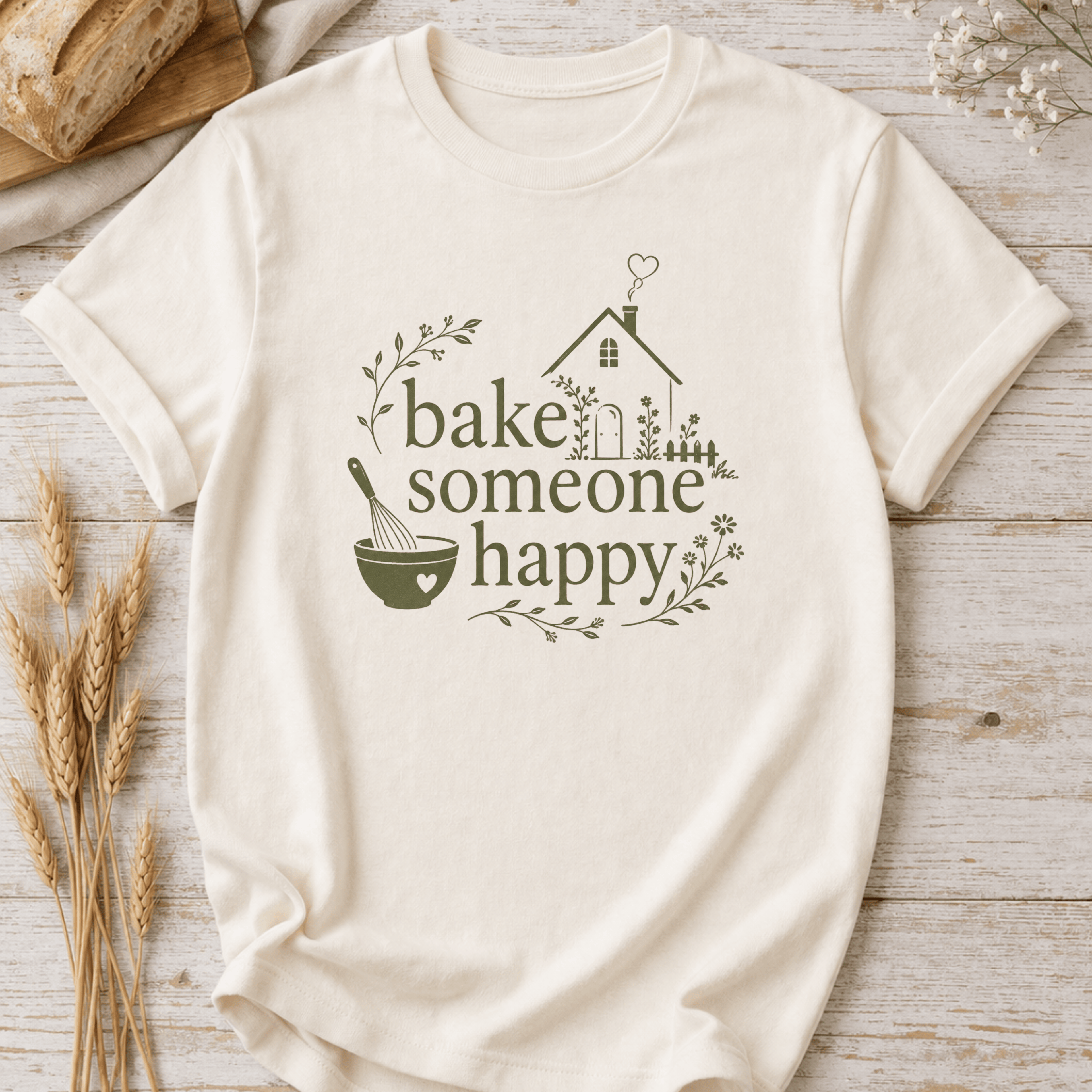 Bake Someone Happy Cottagecore T-Shirt