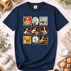 Vibrant Silly Goose Baking Stamps T-Shirt