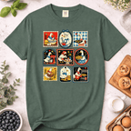 Vibrant Silly Goose Baking Stamps T-Shirt