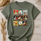 Vibrant Silly Goose Baking Stamps T-Shirt