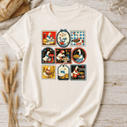 Vibrant Silly Goose Baking Stamps T-Shirt
