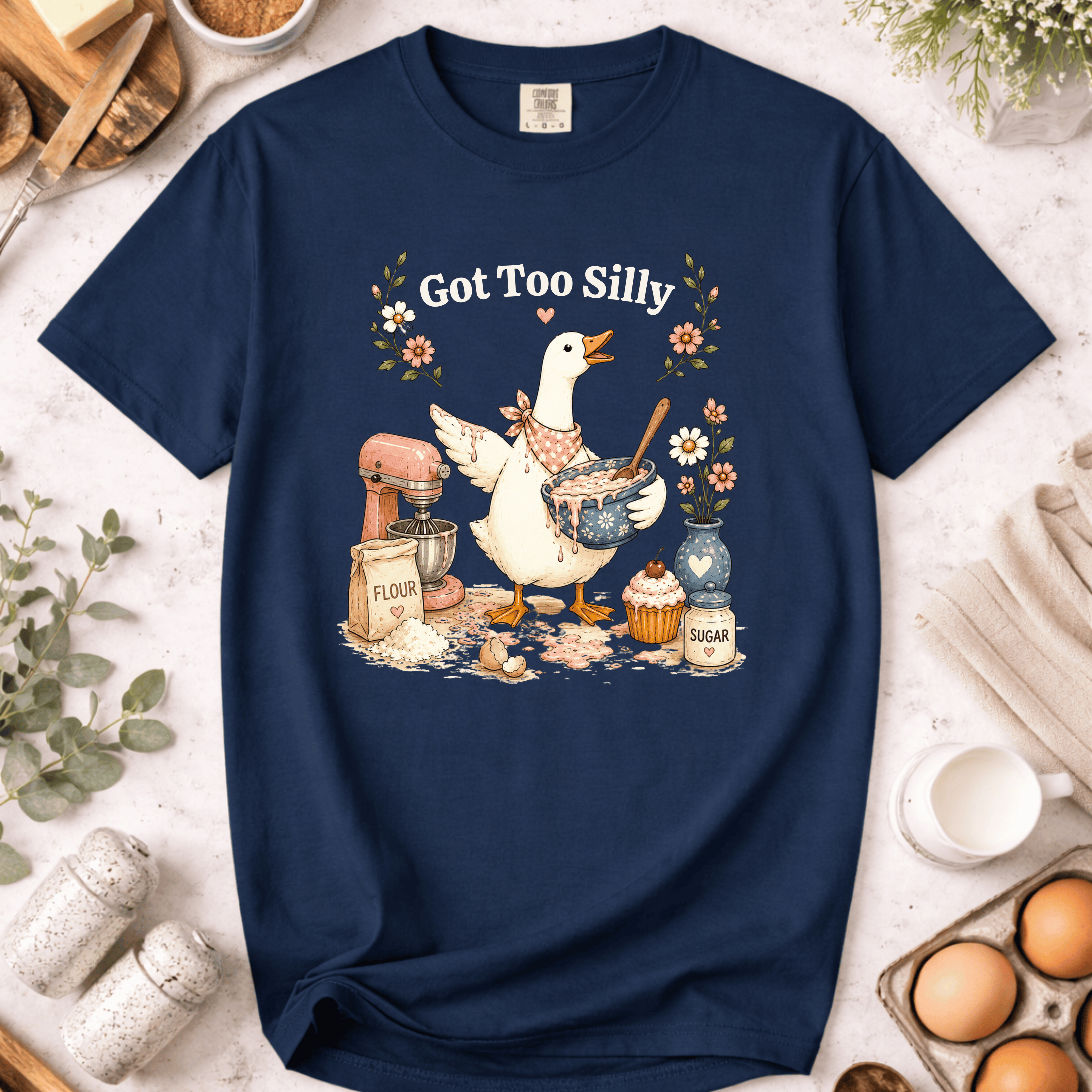 Got Too Silly Baking Goose T-Shirt