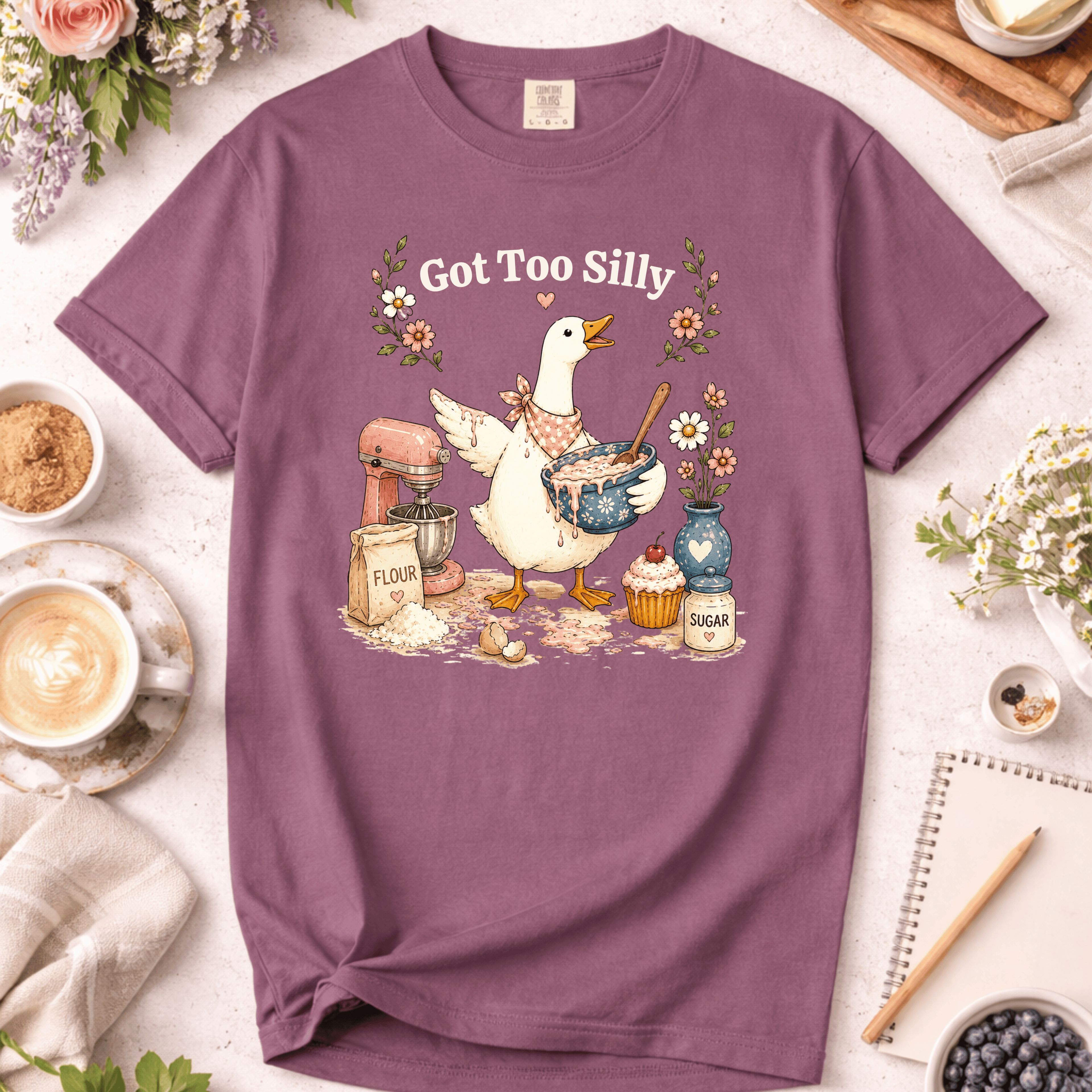 Got Too Silly Baking Goose T-Shirt