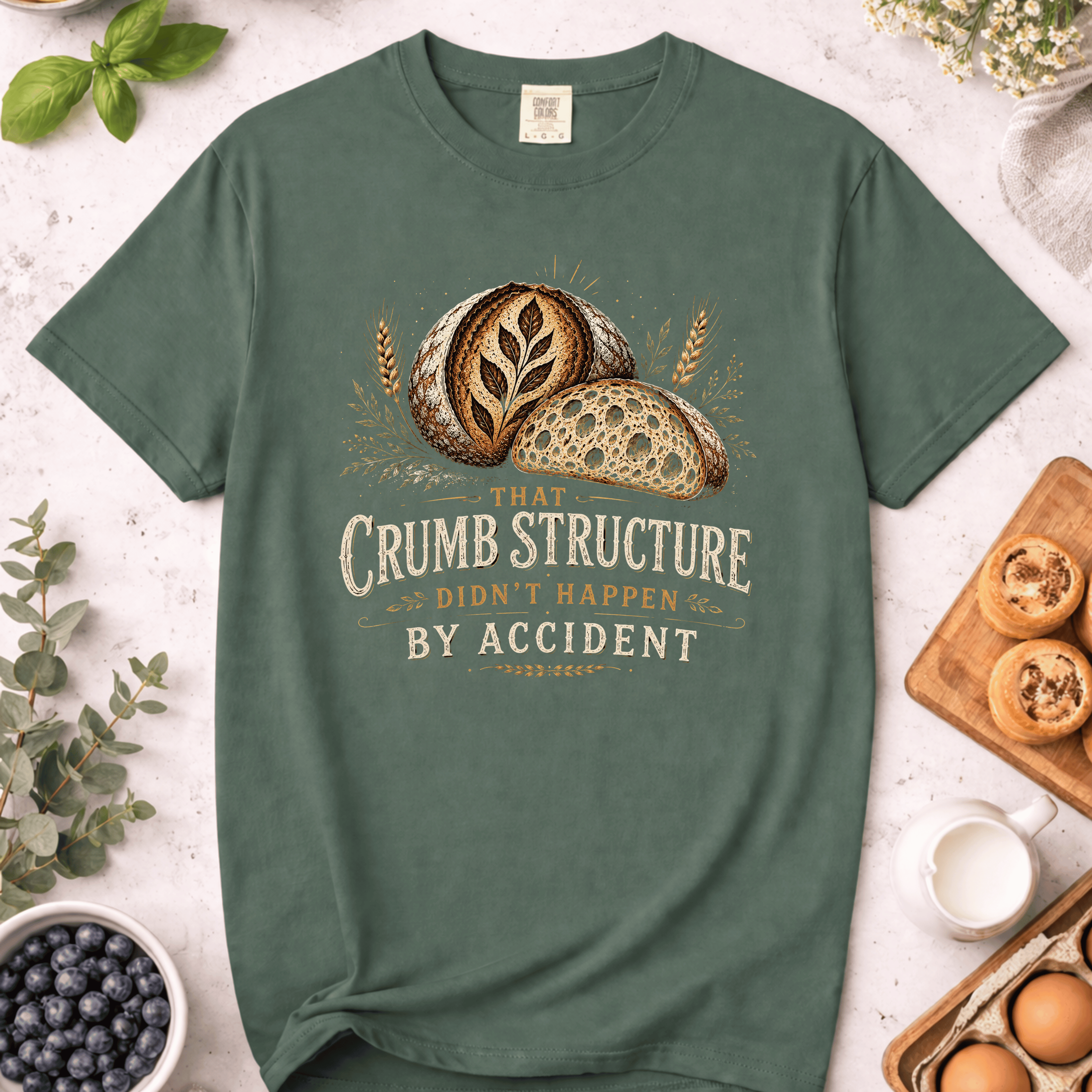Sourdough Crumb Structure T-Shirt