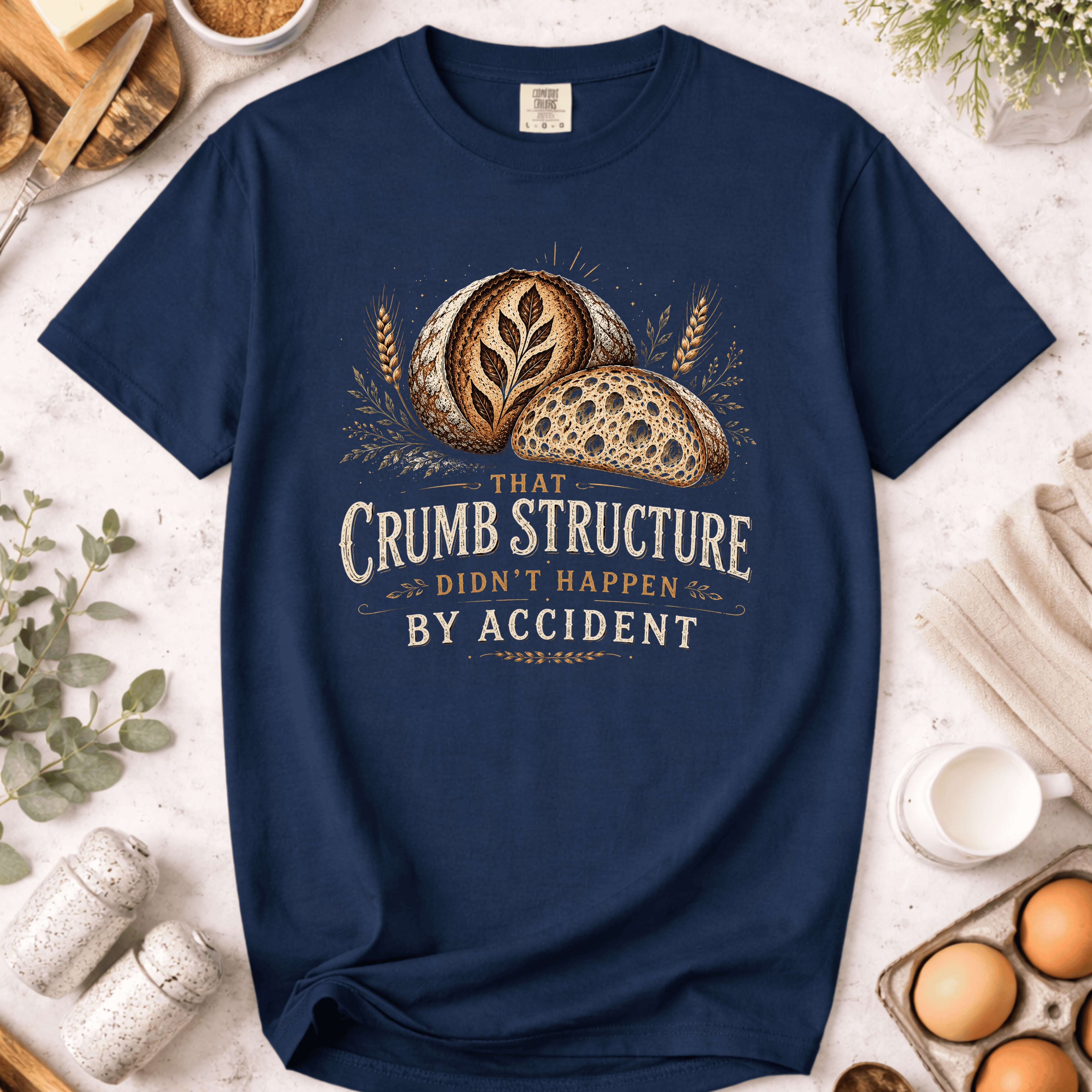 Sourdough Crumb Structure T-Shirt