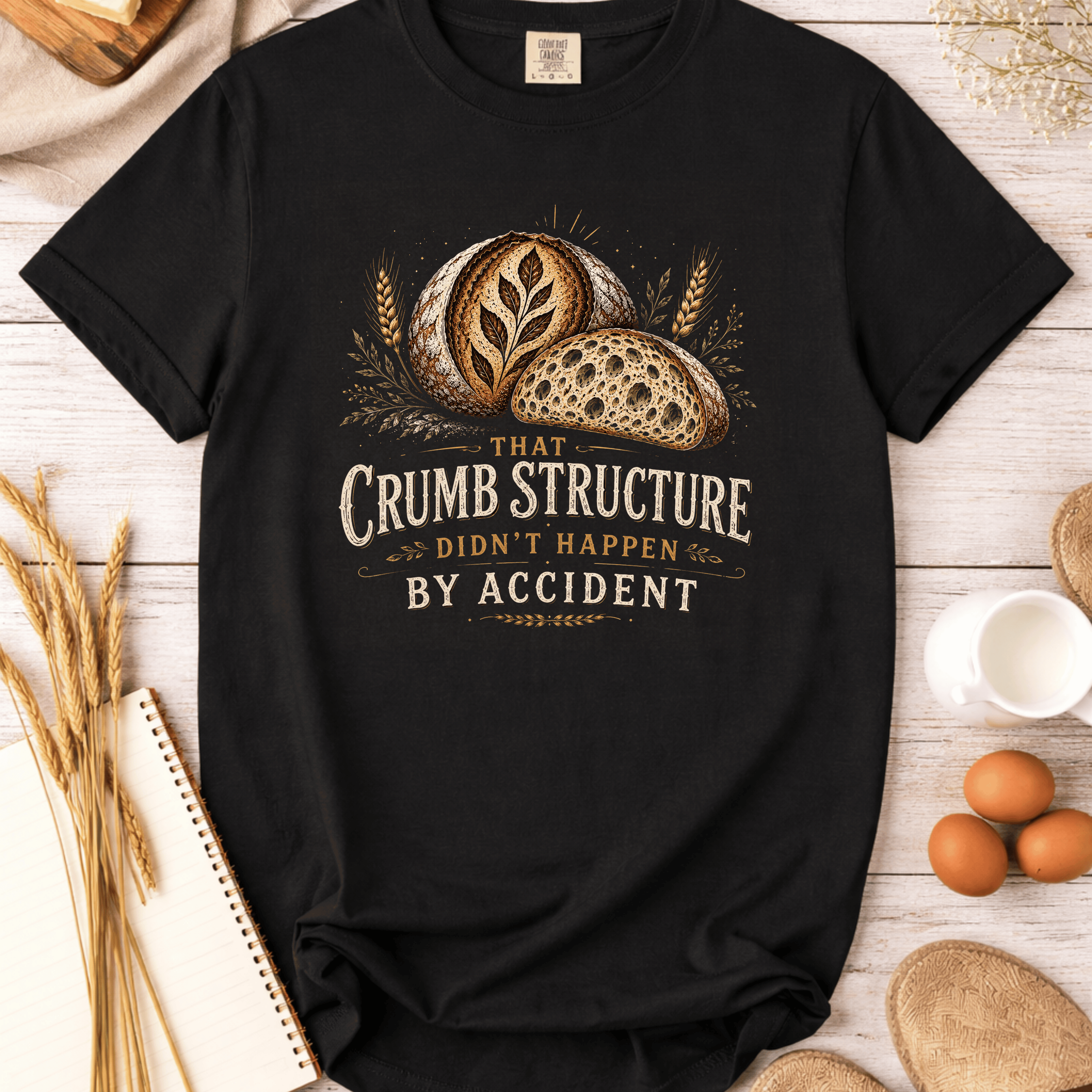 Sourdough Crumb Structure T-Shirt