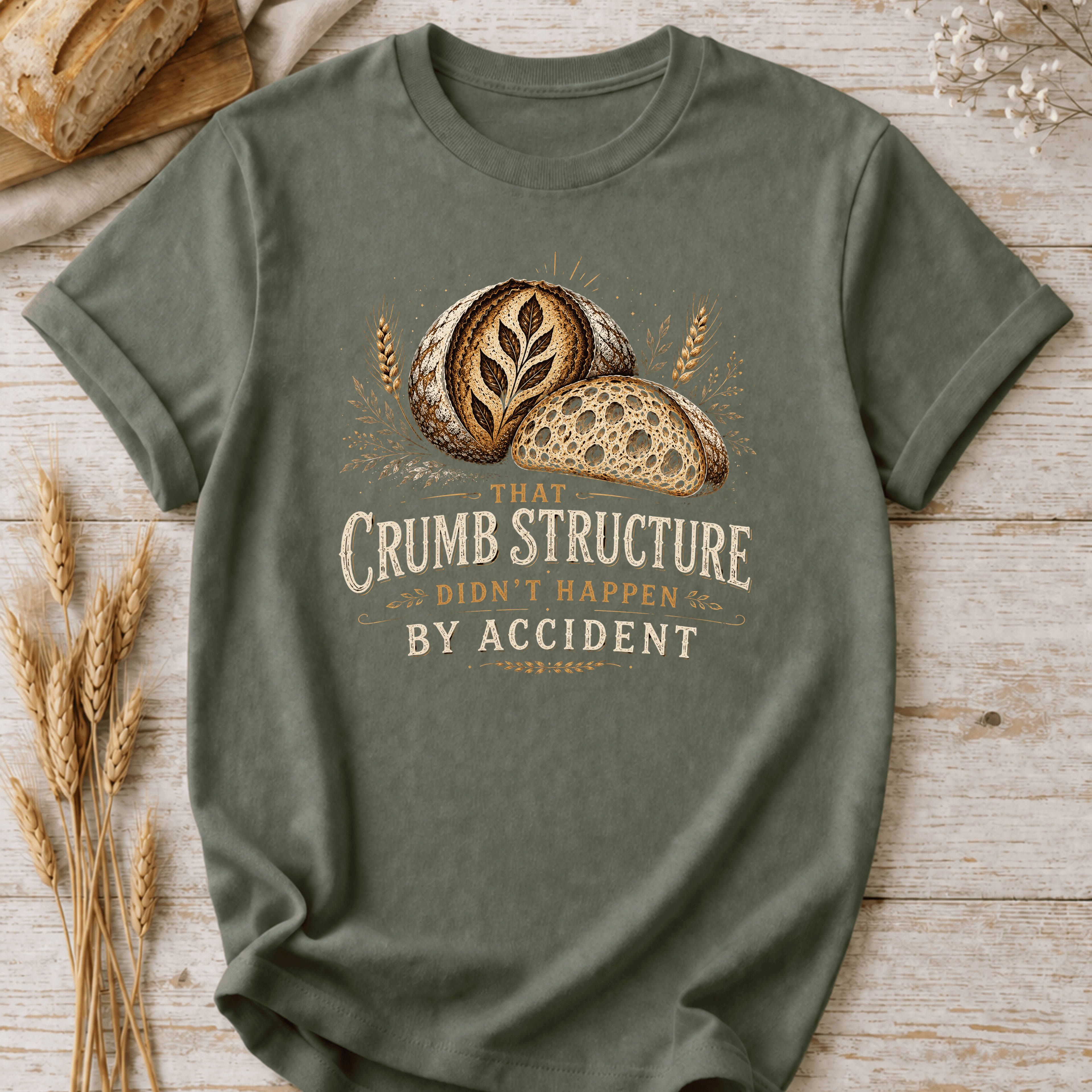Sourdough Crumb Structure T-Shirt