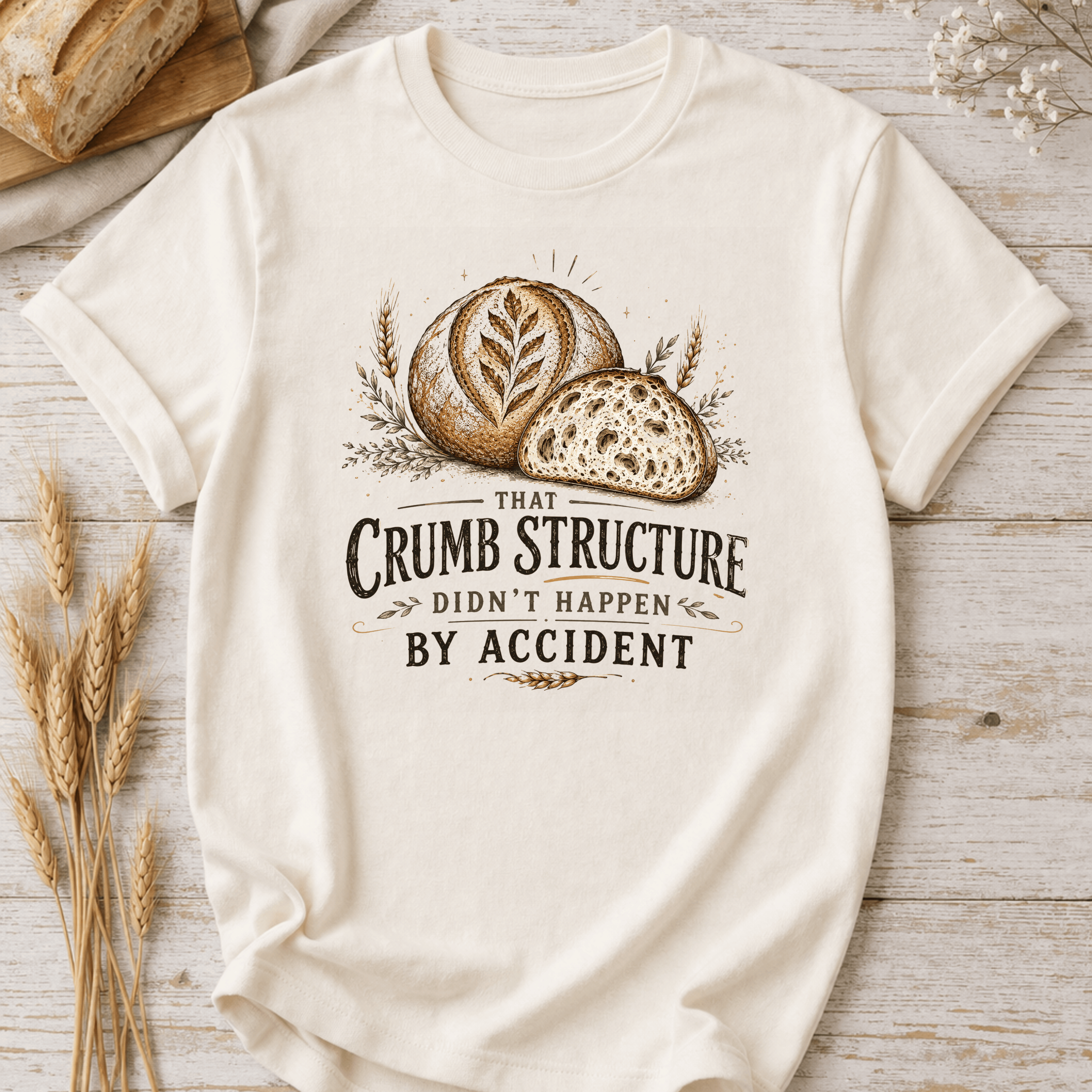Sourdough Crumb Structure T-Shirt