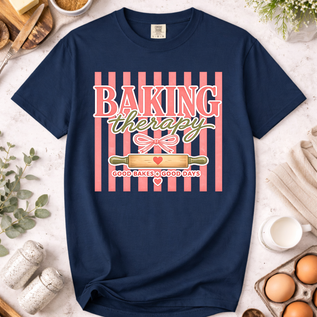 Pink Baking Therapy T-Shirt