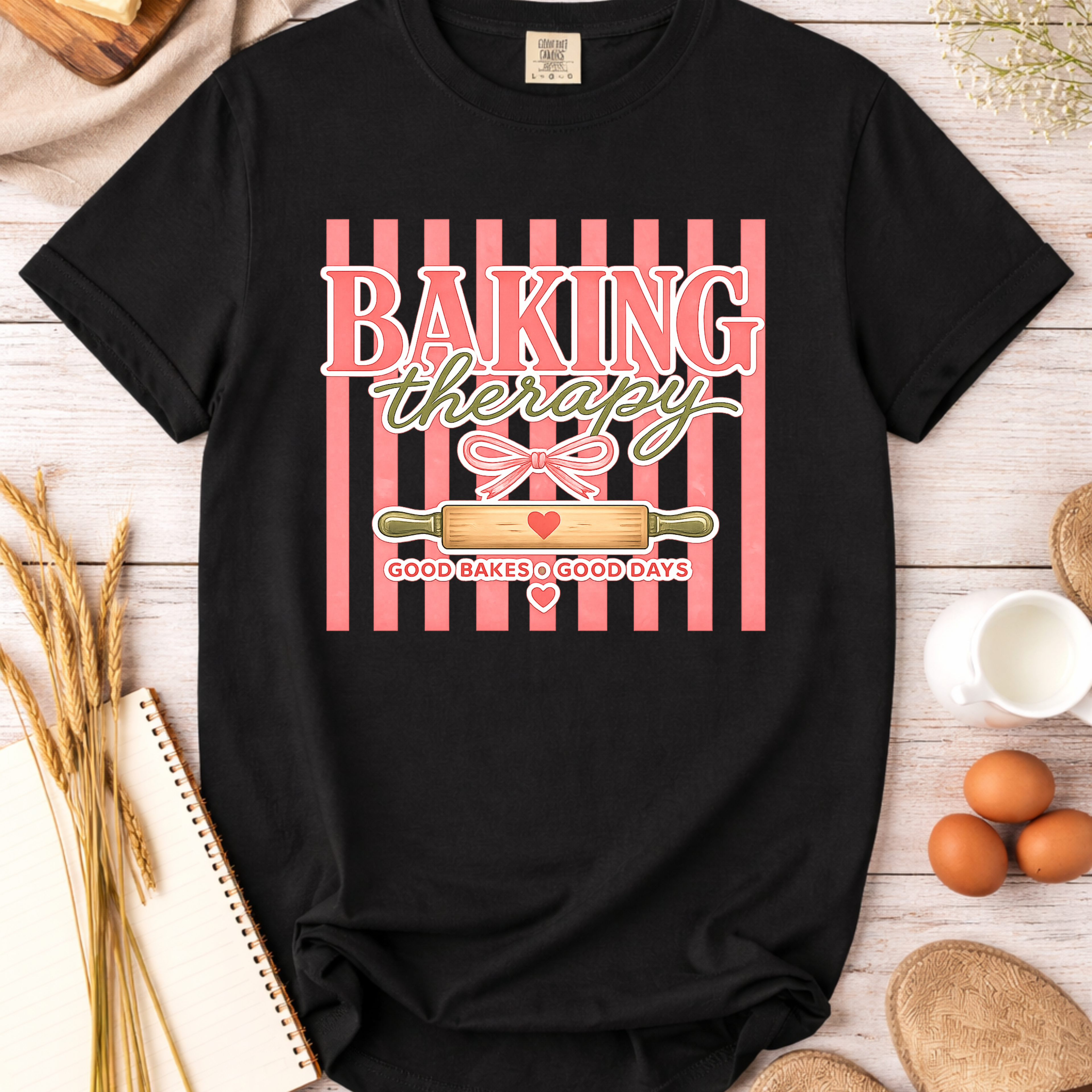 Pink Baking Therapy T-Shirt