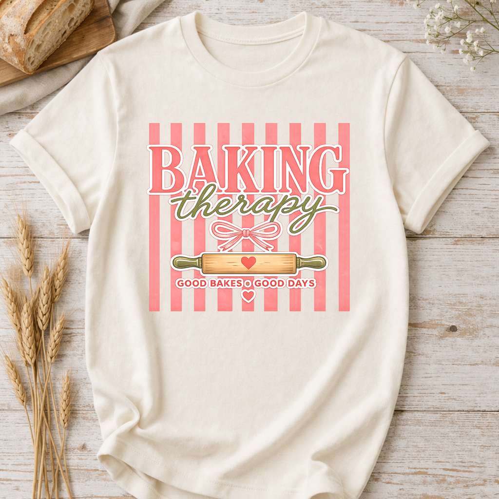 Pink Baking Therapy T-Shirt