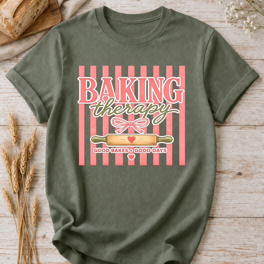 Pink Baking Therapy T-Shirt