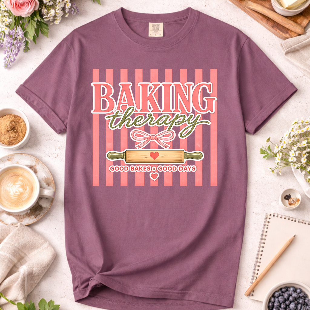 Pink Baking Therapy T-Shirt