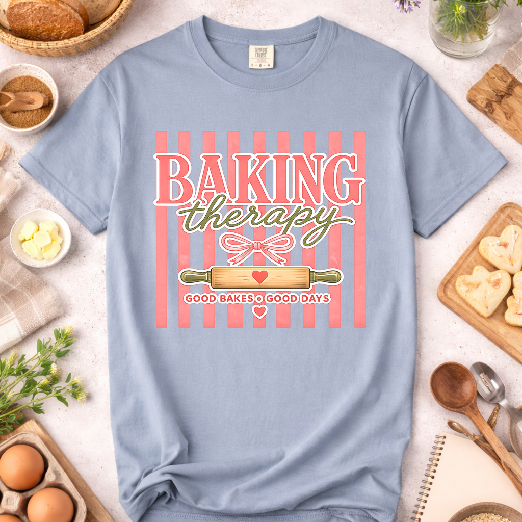 Pink Baking Therapy T-Shirt