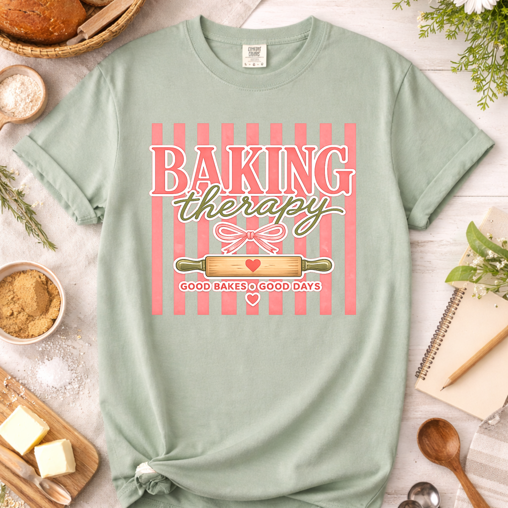 Pink Baking Therapy T-Shirt