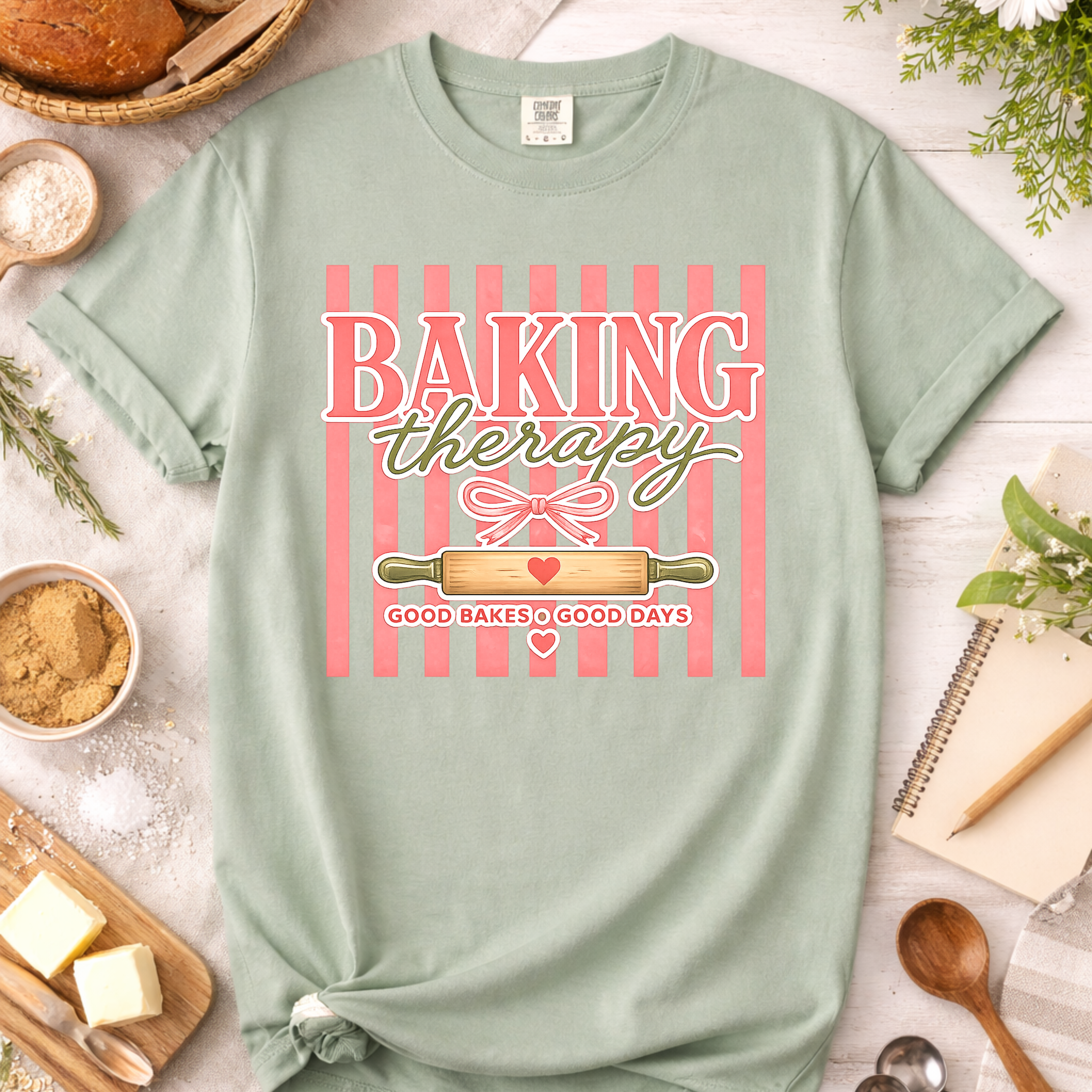 Pink Baking Therapy T-Shirt