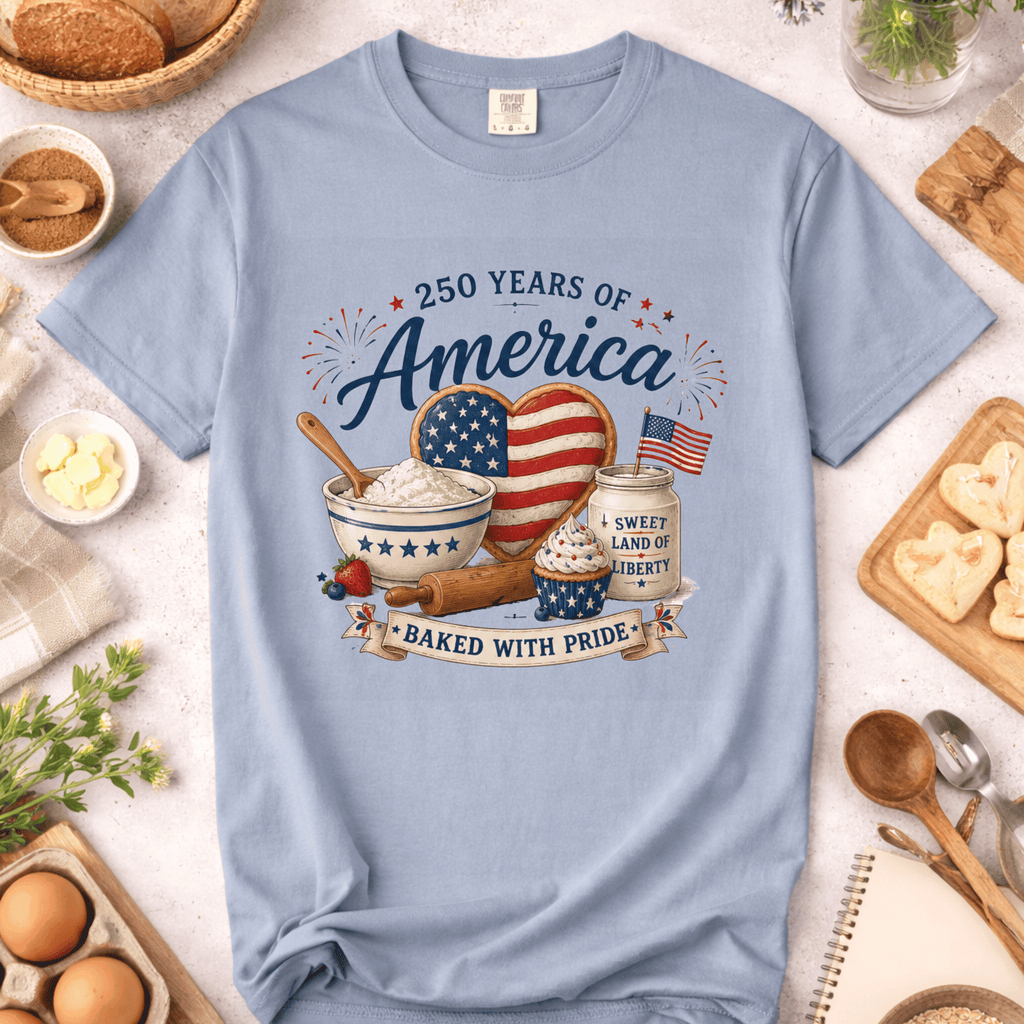 American Flag Heart Cookie T-Shirt