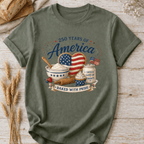 American Flag Heart Cookie T-Shirt