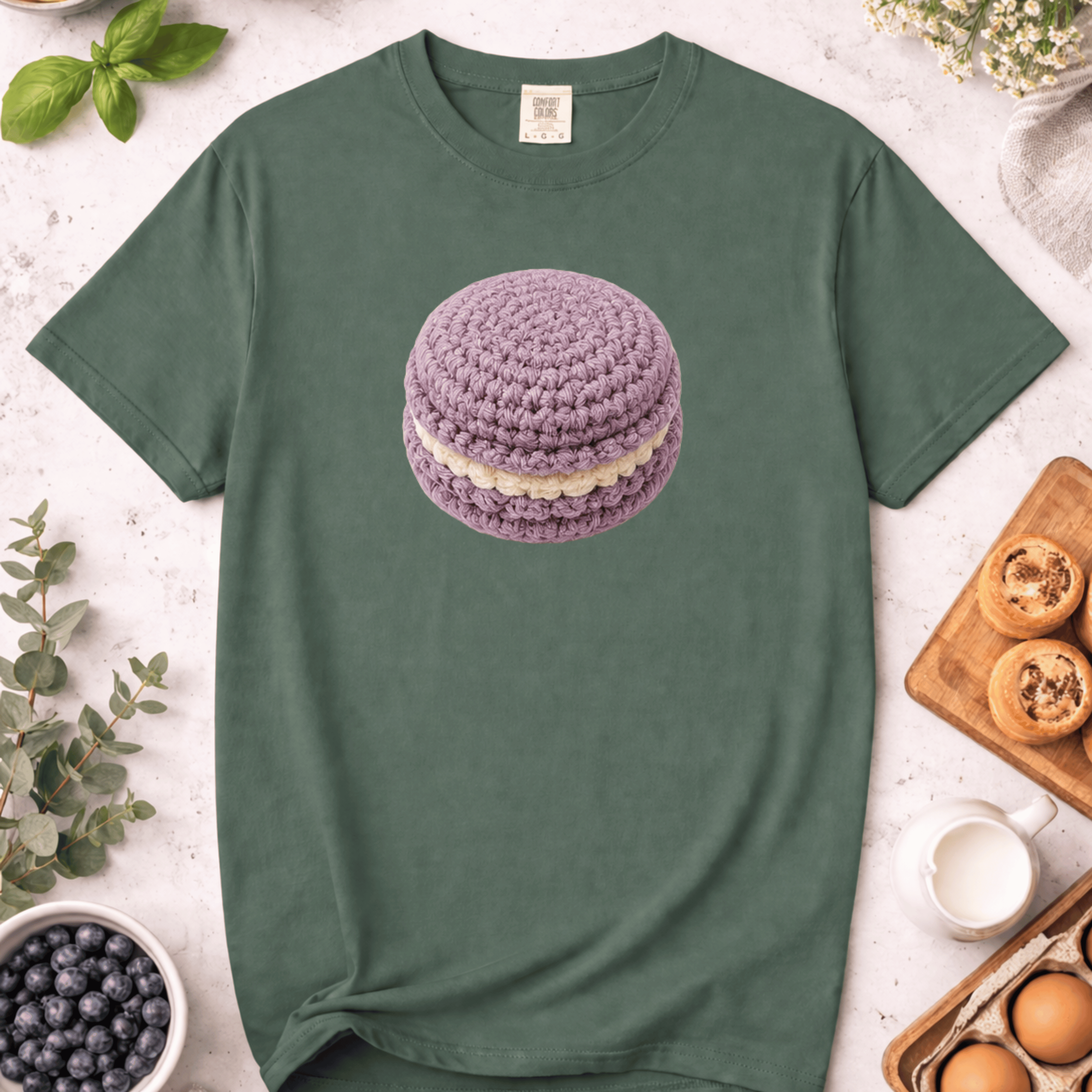 Crochet Macaron T-Shirt