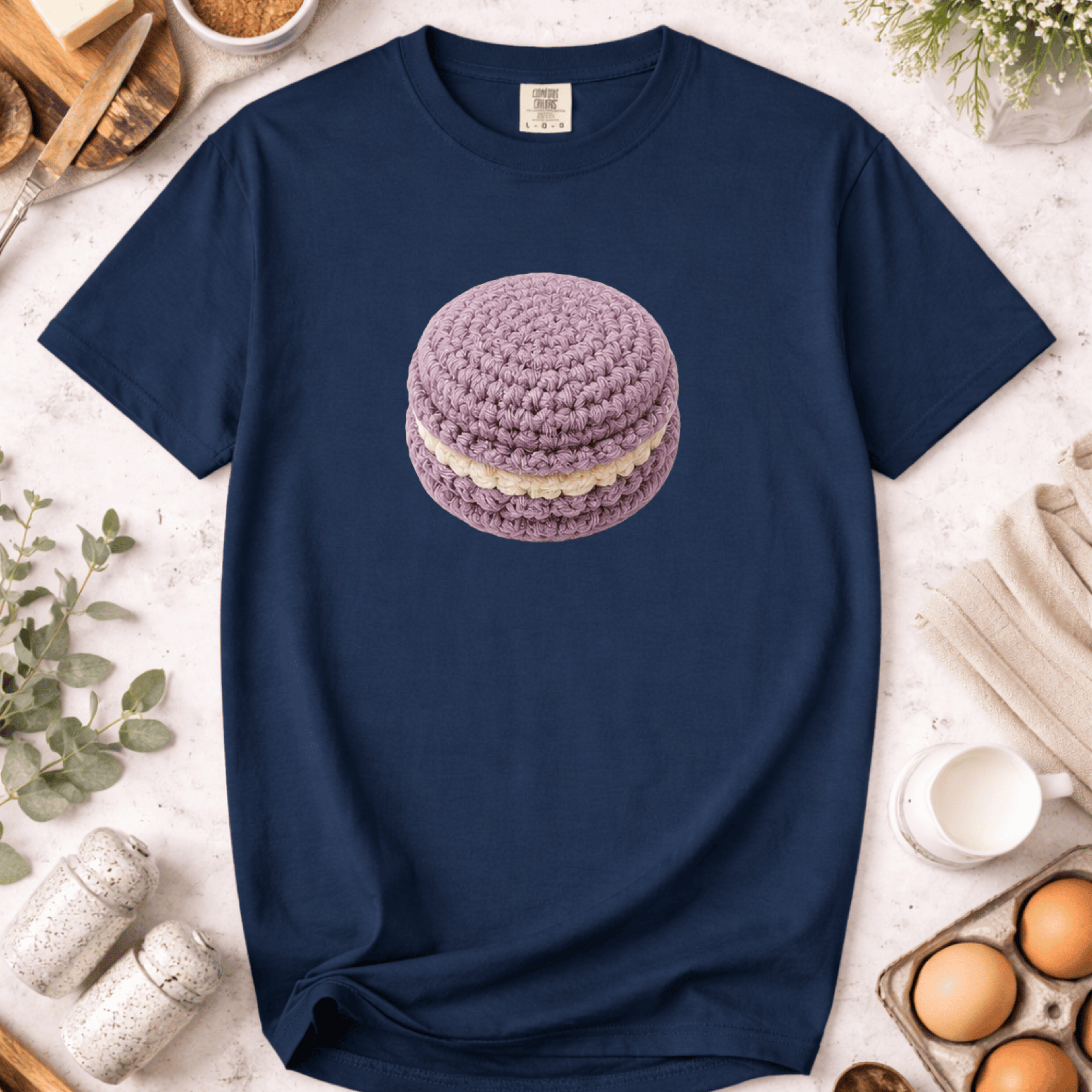 Crochet Macaron T-Shirt