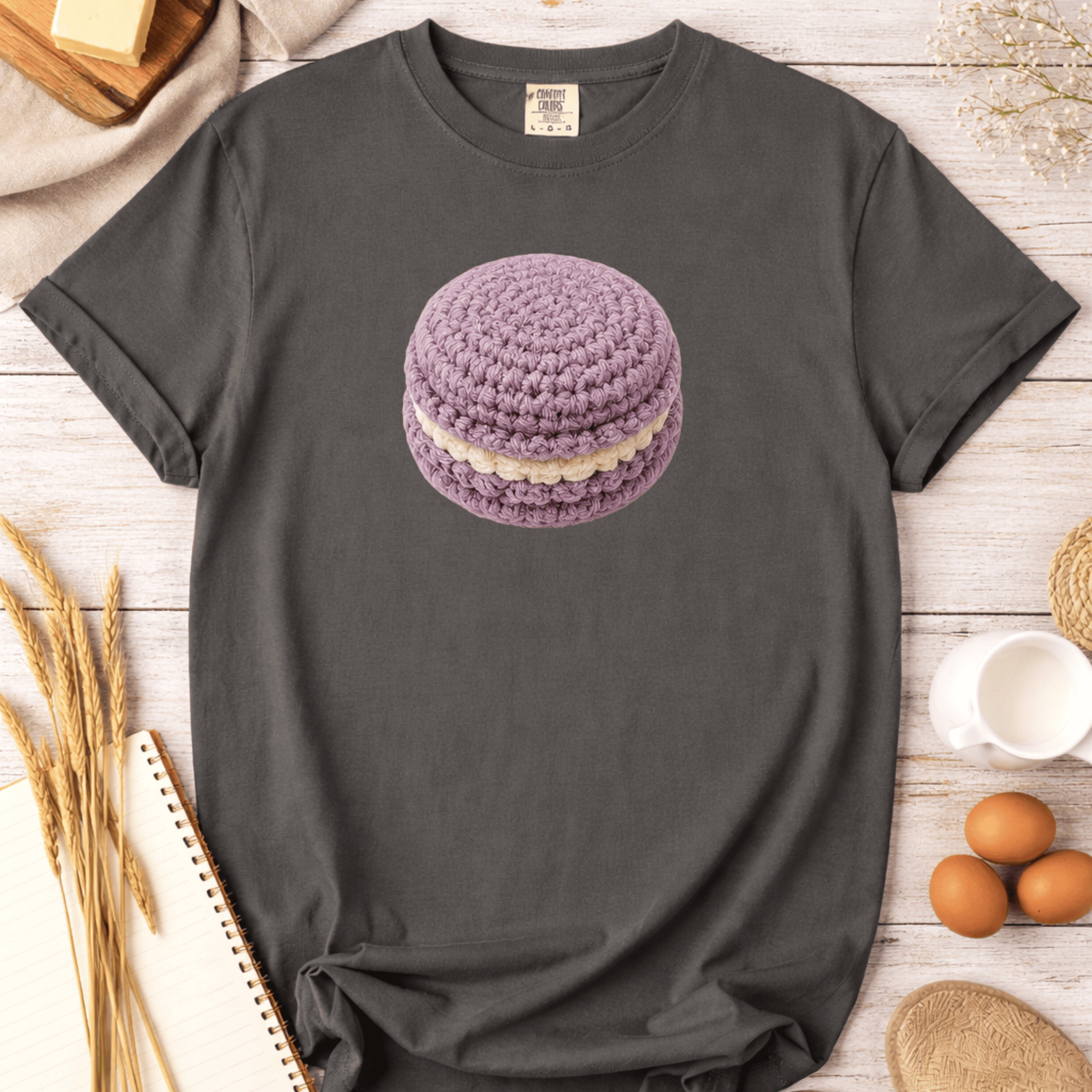 Crochet Macaron T-Shirt