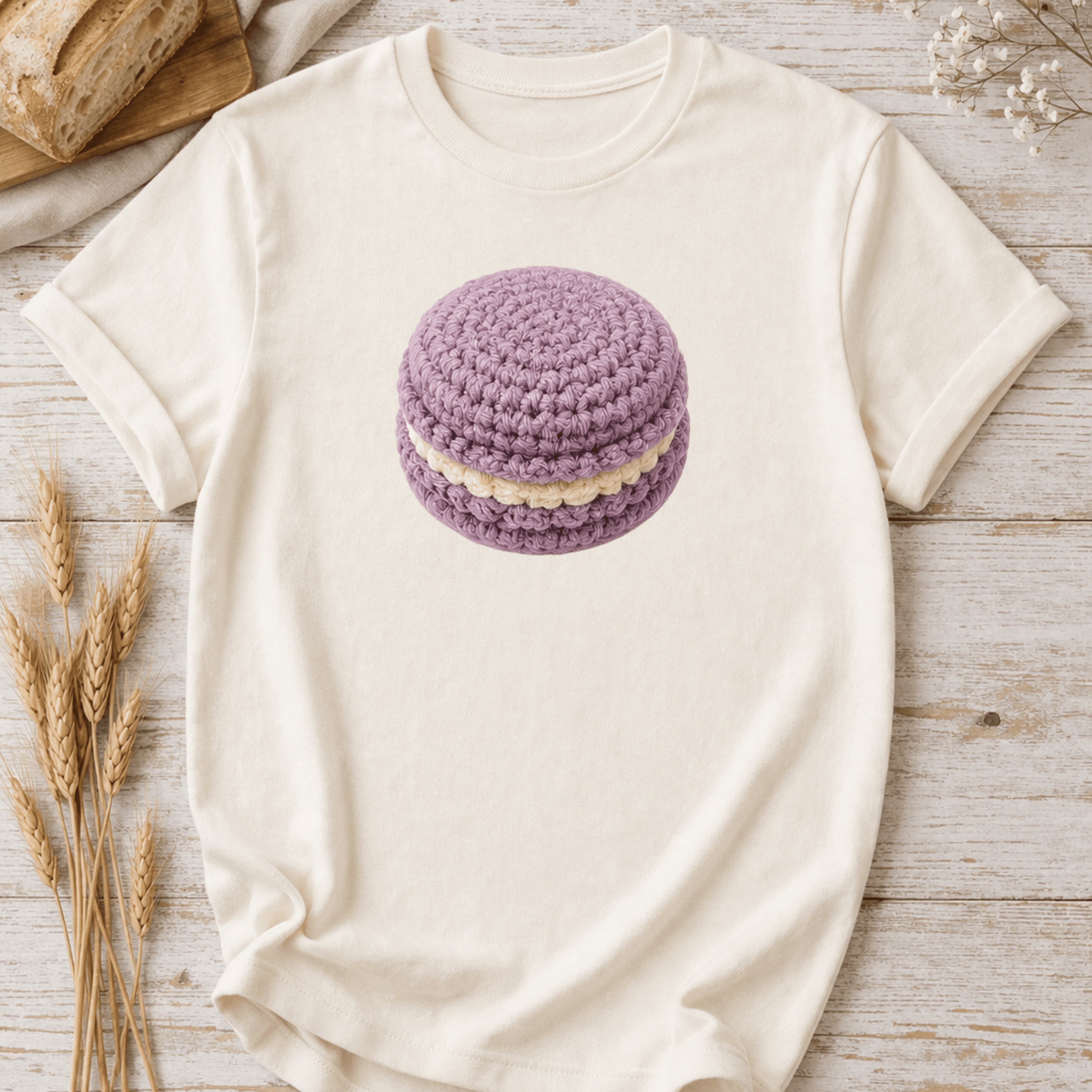 Crochet Macaron T-Shirt