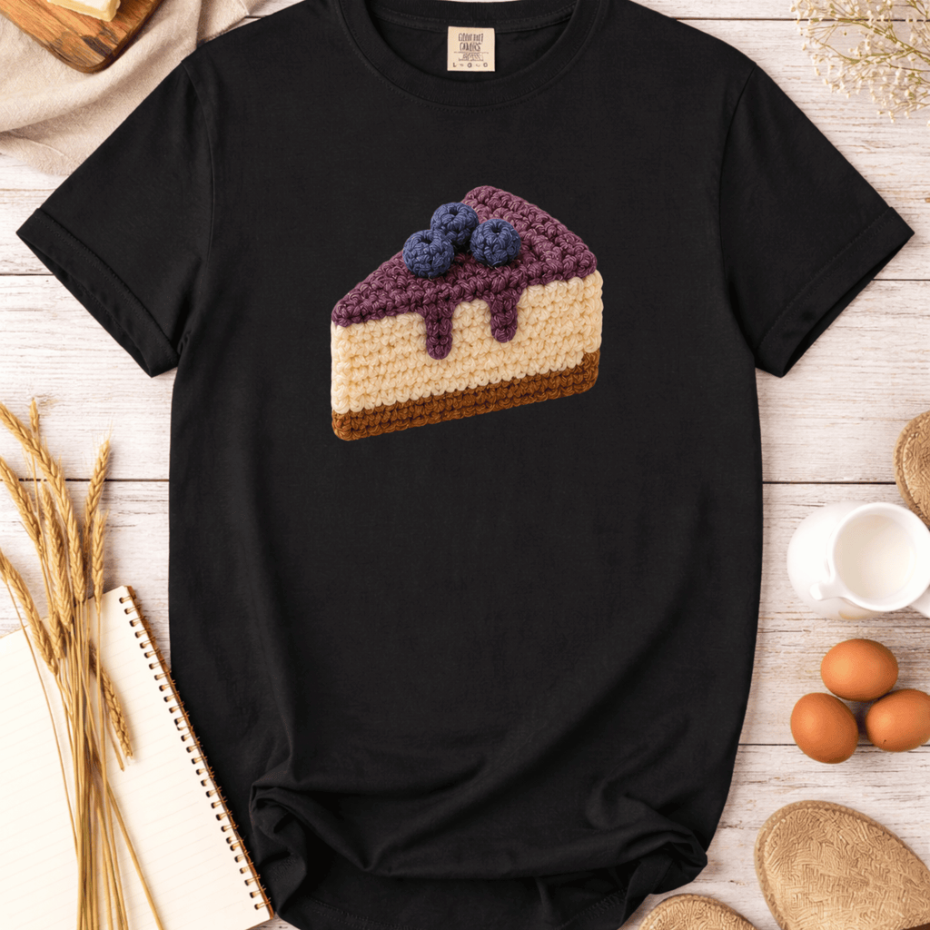 Crochet Blueberry Cheesecake T-Shirt