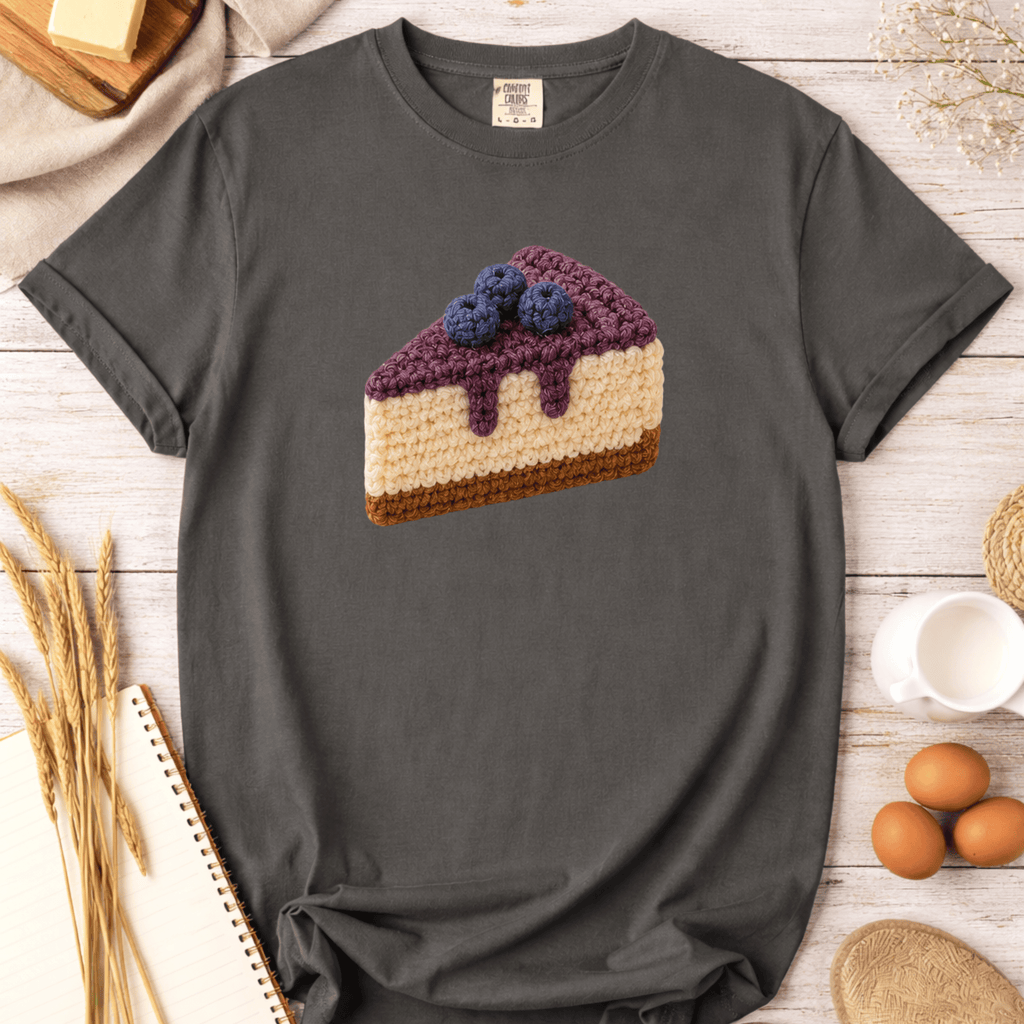 Crochet Blueberry Cheesecake T-Shirt