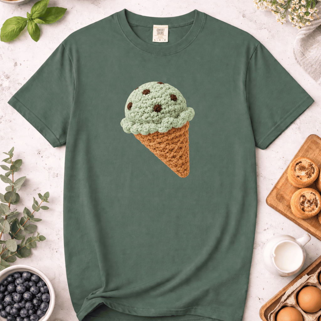 Crochet Ice Cream T-Shirt