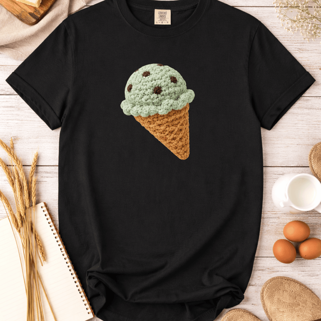 Crochet Ice Cream T-Shirt
