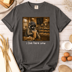 I Live In The Bakery Racoon T-Shirt