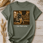 I Live In The Bakery Racoon T-Shirt