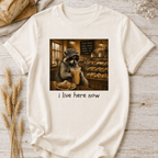 I Live In The Bakery Racoon T-Shirt