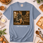 I Live In The Bakery Racoon T-Shirt