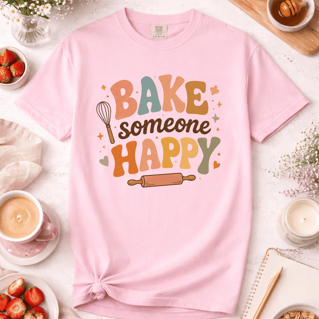 Retro Bake Someone Happy T-Shirt