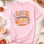 Retro Bake Someone Happy T-Shirt
